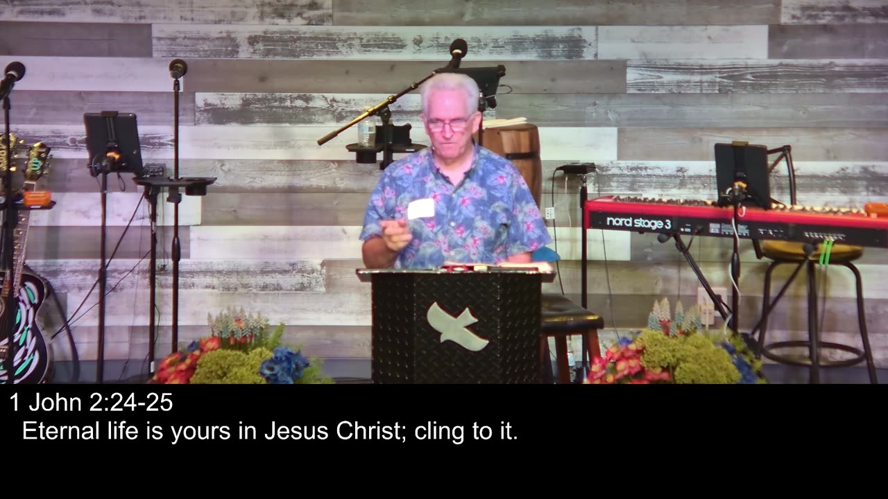 You can’t have your cake and eat it too! | 1 John 2:15-27 | 08/18/2025