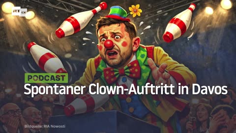 Spontaner Clown-Auftritt in Davos