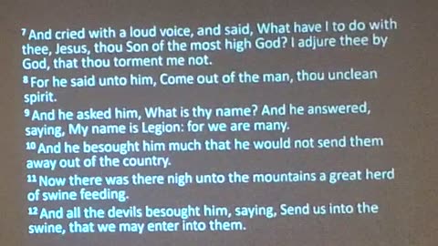 Lessons from the Gospel of Mark (Mark 5)