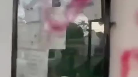 The lost Egyptian honor! Young Islamists in South Africa spray graffiti on the walls