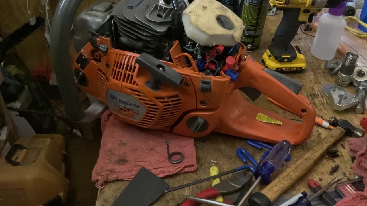 Husqvarna 570 trouble shooting, seal replacement