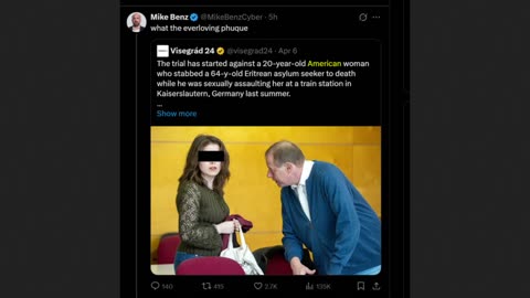 White Woman Defends Self From Foreigner - German Courts Anti-European?
