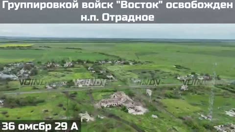 Units of the Group of Forces East Liberated the Settlement of Otradnoye