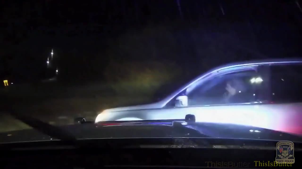Dashcam video shows drunk driver going wrong way on the interstate