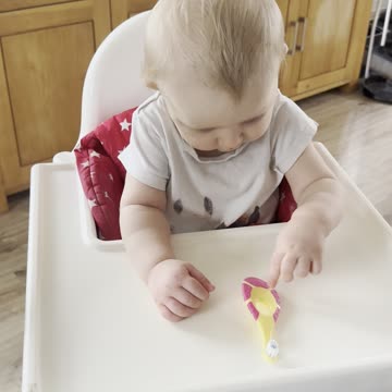 Baby Kayla Playing with a Toothbrush | Cute & Funny Brushing Clip