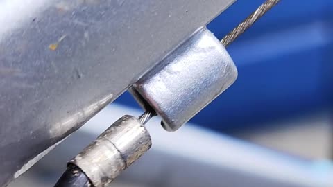 Disassembling a bicycle before washing.