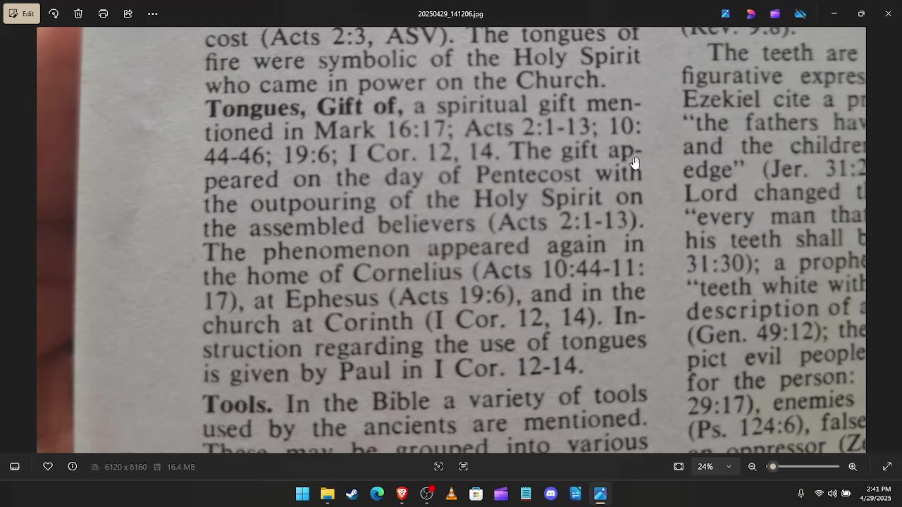 RE: THE REAL MEANING OF "SPEAKING IN TONGUES."