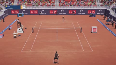 Top Spin 2K25 Federer Beatiful Backhand Winner Online