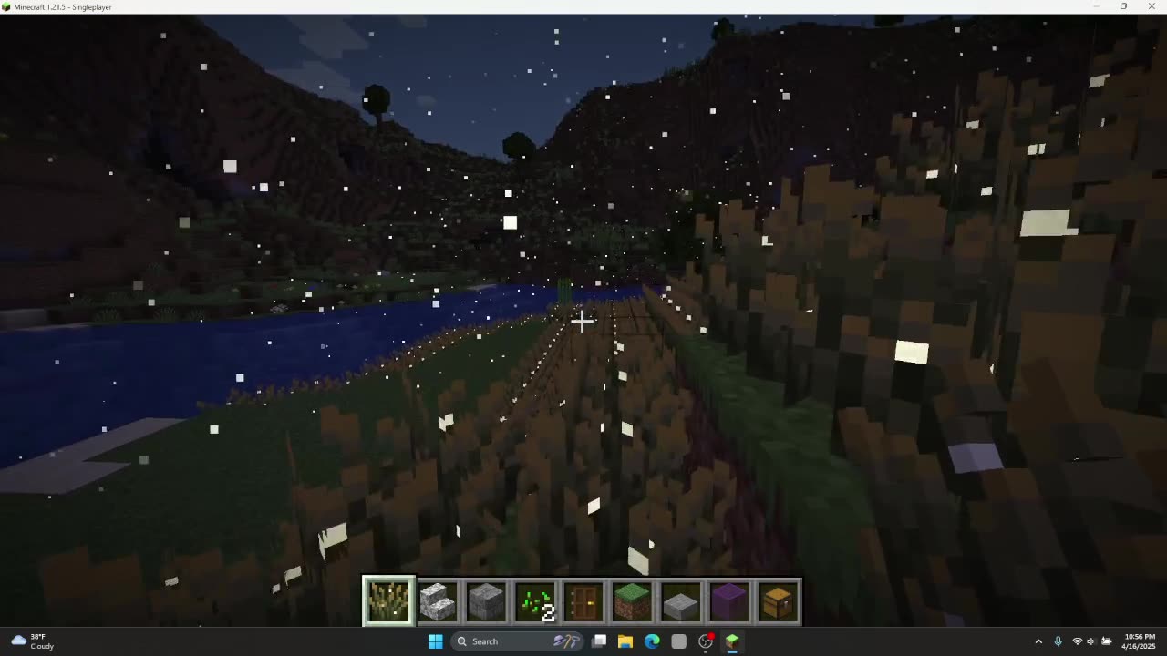 Fire Fly Plants in Minecraft