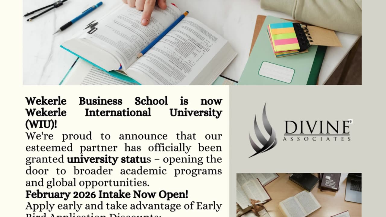 Begin Your Academic Journey at WIU – Apply Early with Divine Associates Ltd