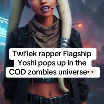 Twi’lek Rapper Flagship Yoshi Enters the Call Of Duty Zombies universe!!!