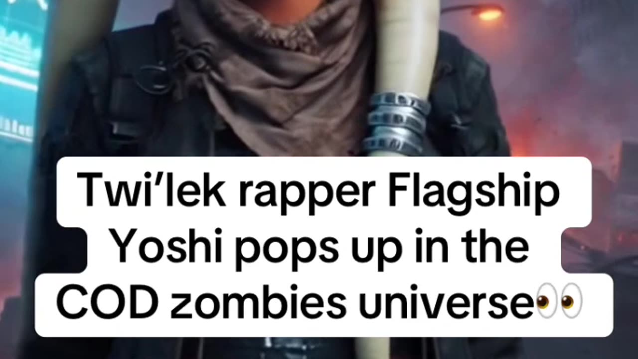 Twi’lek Rapper Flagship Yoshi Enters the Call Of Duty Zombies universe!!!