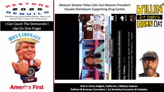 Mexican Senator Exposes Mexican President Claudia Sheinbaum Carter Allegiance