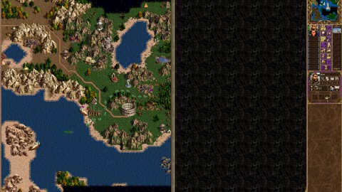 Heroes of Might and Magic 3: карта "Изумрудные острова": средняя сложность, 2 человека VS AI: победа