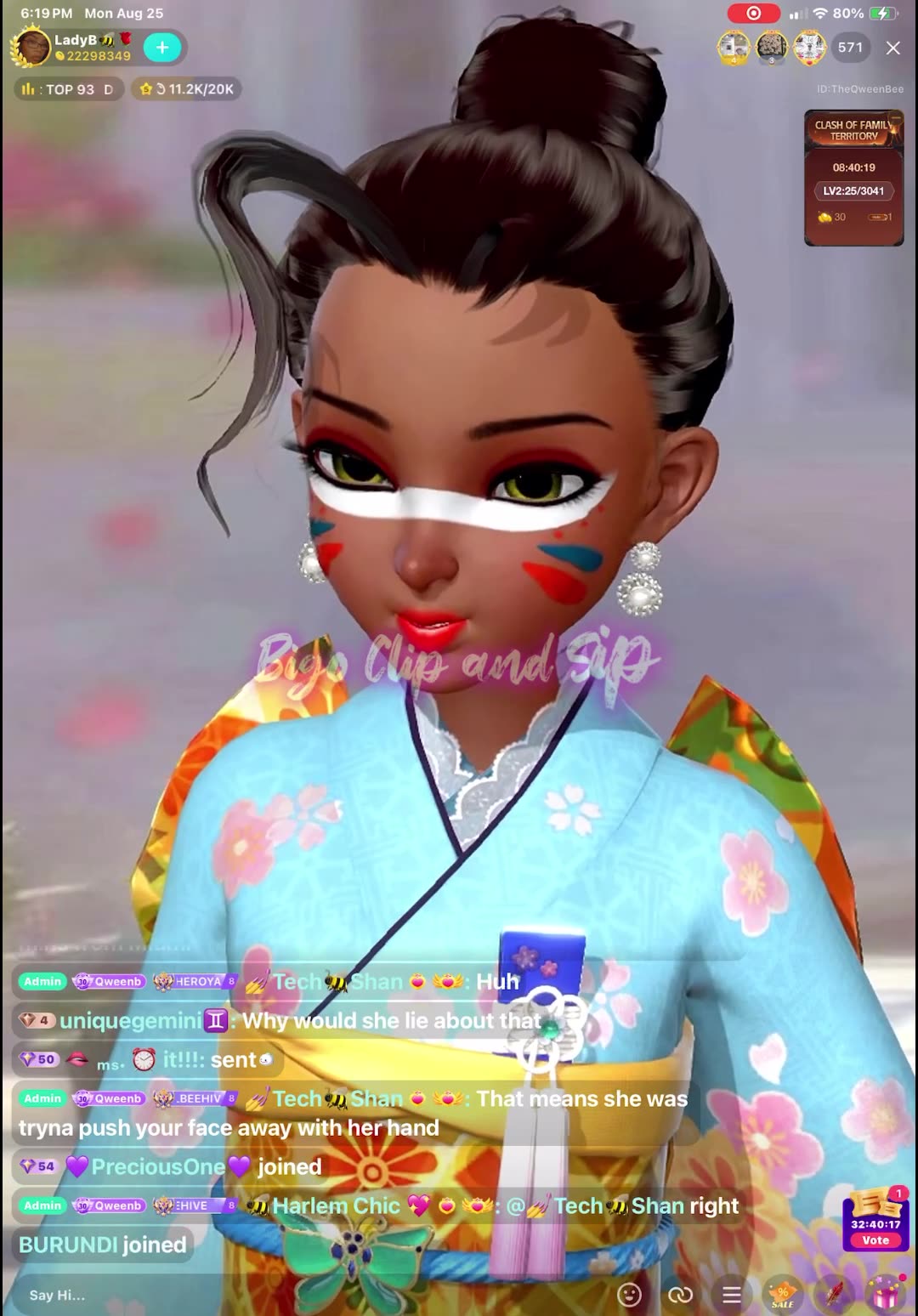 Mr D talks to Aces mom n Ms Diverse about Ace being in Miami with TomiKay 8/25/25 #bigoclipandsip