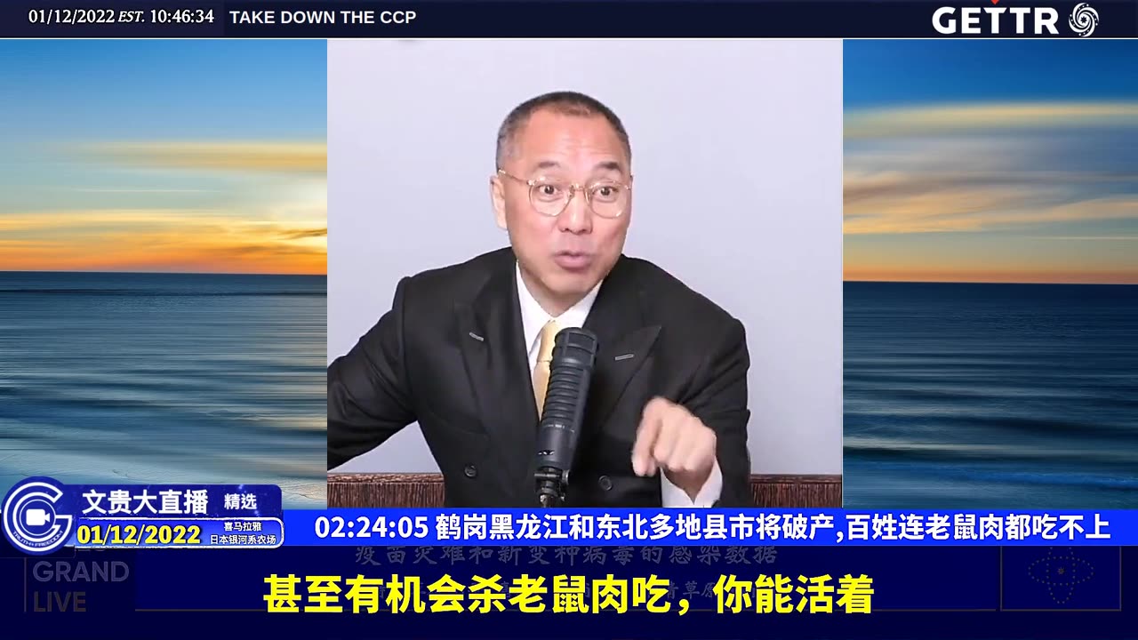 （二十九）鹤岗黑龙江和东北多地县市将破产,百姓连老鼠肉都吃不上【2022年01月12日文贵大直播精选】