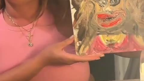 couple painting each other