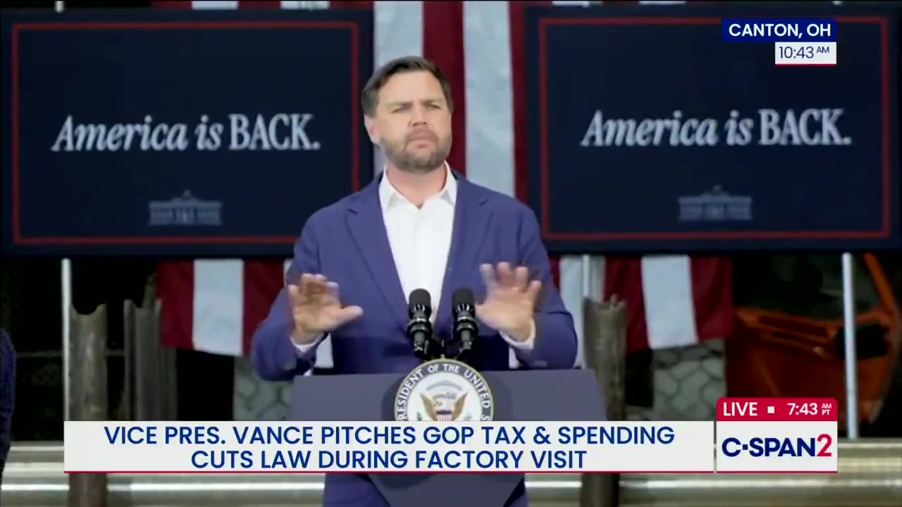 VP JD Vance touts the BBB and what it means for hard working Americans