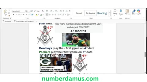 Micah Parsons Freemason Trade