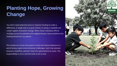 Why the Power of Planting a Tree matters now more than ever