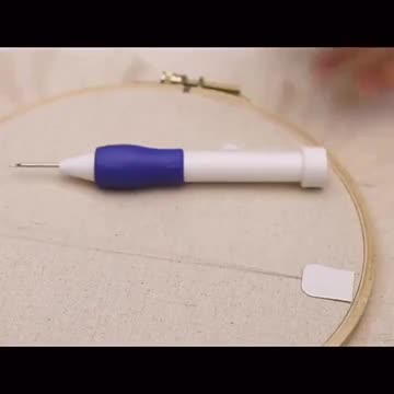 Punch Needle Embroidery Kit Demo – DIY Floral & Bunny Craft for Beginners