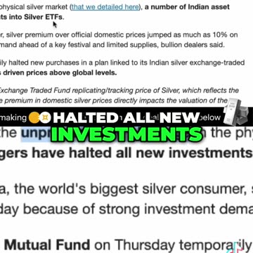 Silver is not available in India, what about your country?