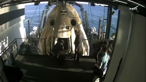 NASA's Space-X Crew safely on Earth #spacex #elonmusk
