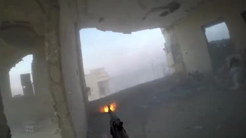 Syrian War Rebels attack on regime in Nubl-Zahraa 2017.12.xx