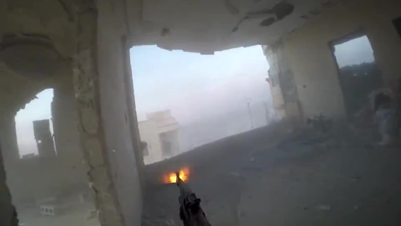 Syrian War Rebels attack on regime in Nubl-Zahraa 2017.12.xx