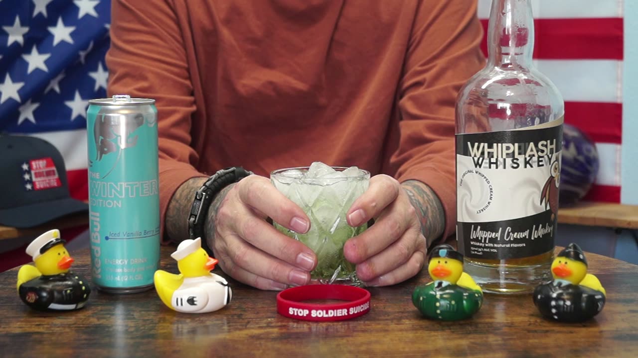 Robert Staley - Whiplash Whipped Cream Whiskey & Red Bull Iced Vanilla Berry Energy Drink