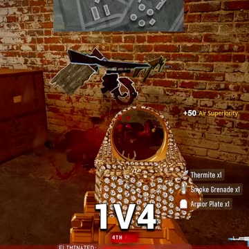 🔥POW it's a 1v4 (Solo-Squads)