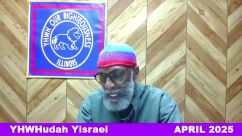 Sabbath with YHWH OUR RIGHTEOUSNESS Chicago [Saturday, May 3, 2025] 10:00 a.m. Central/11:00 a.m. Eastern (Jews are Edomites, descendants of Esau. Jews are not Yisraelites)