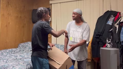 Donating Unc Clothes to Charity to see his reaction !
