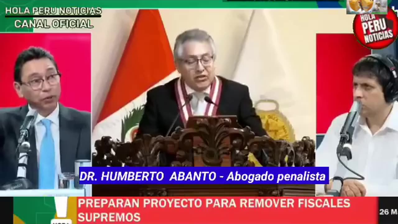 ABANTO PLANTEA POLÉMICA A MUÑANTE Y ECHAIZ SOBRE LA REFORMA JUDICIAL Y FISCAL