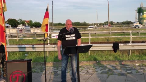 Wolgast am Kai - Falko abschließende Worte - Ingo mit Grüße von Inken 03-06-2025