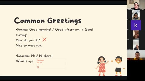 Greetings and Farewells Class (2)