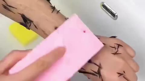 leather scrub | link in description