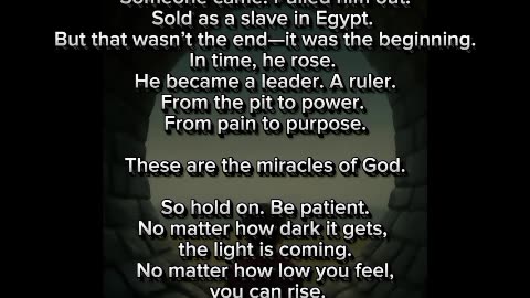 From the Darkness of the Well… to the Throne of a King | A Story of Patience & Faith