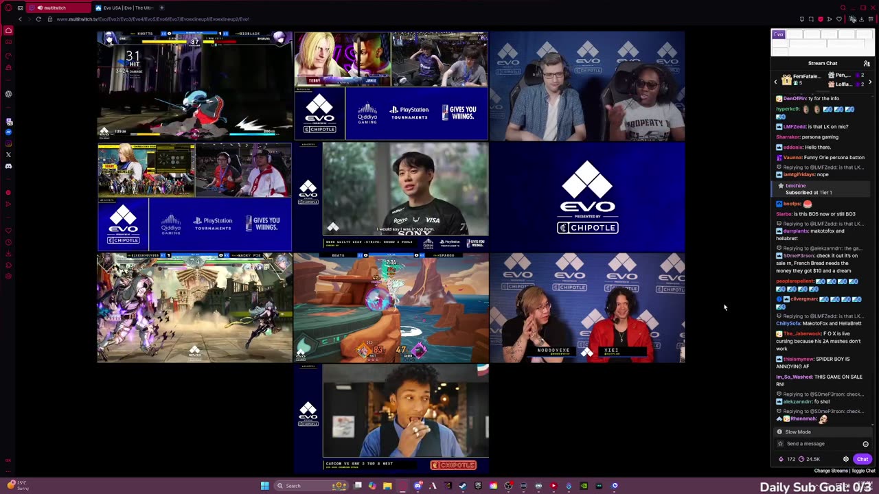 Day 2 of Evo. Who are you ready to see.