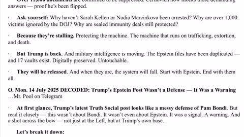 Judy Byington: Un-Redacted: Special Intel Report 7/16/25