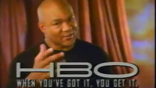 February 12, 1992 - Garry Shandling & George Foreman for Cable Channel