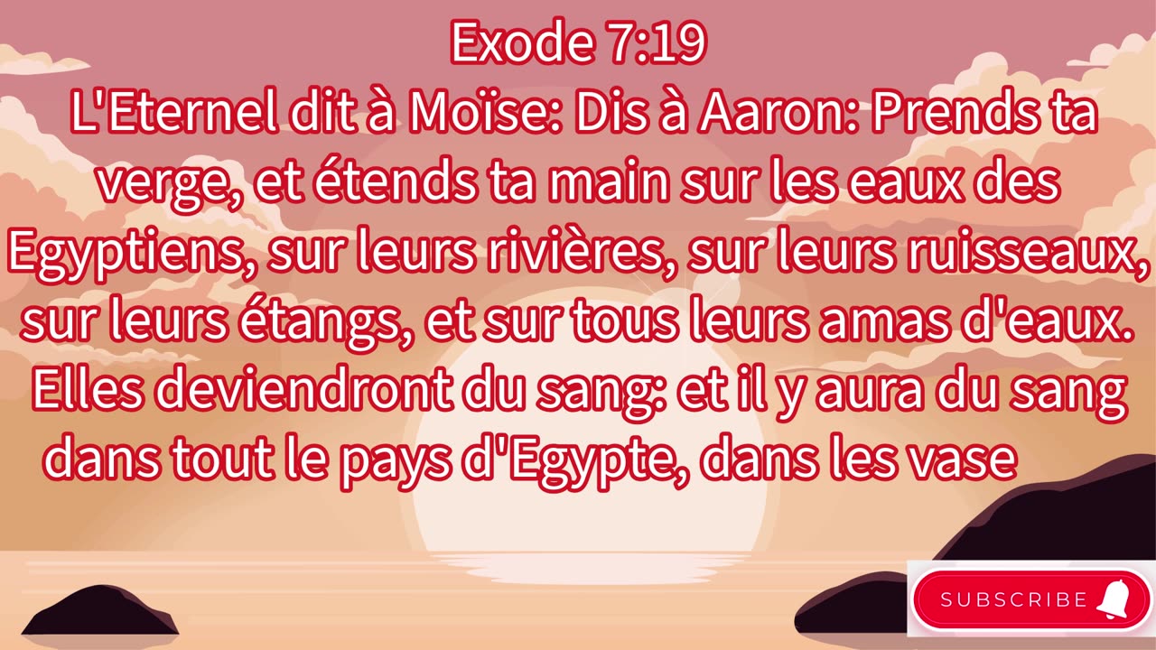 "Les Plaies Commencent : L'eau Changée en Sang" Exode 7:1-25 #shorts #youtubeshorts #ytshorts #yt