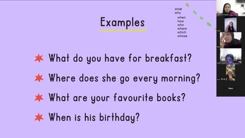 forming questions