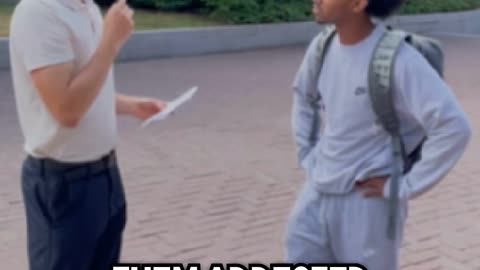 Student has "no comment" on if he'd assist criminal illegal aliens