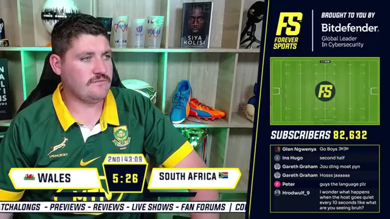 SPRINGBOKS VS WALES LIVE