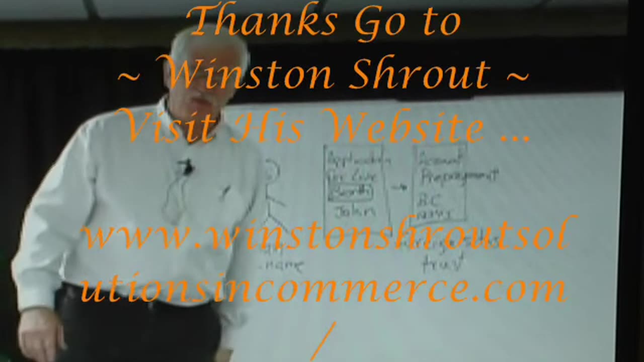 Winston Shrout how they turn you into a PERSON