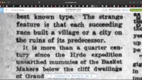 More evidence giants once roamed the earth... Newspaper reports Pt.1