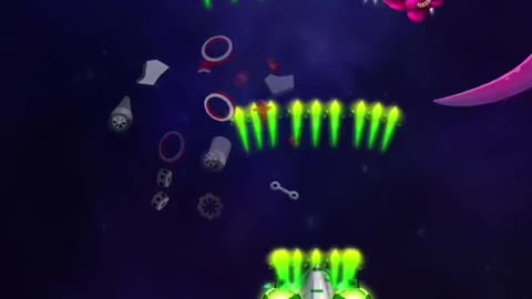 Space shooter gameplay