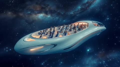 If the Universe was full of life… Floating island-like planets in the vastness of space,