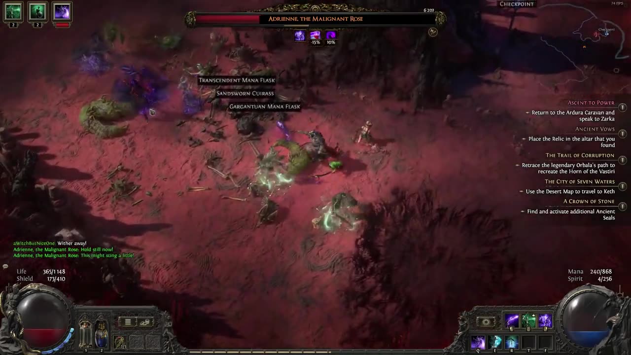 Path of Exile 2: Adrienne, the Malignant Rose easy fight